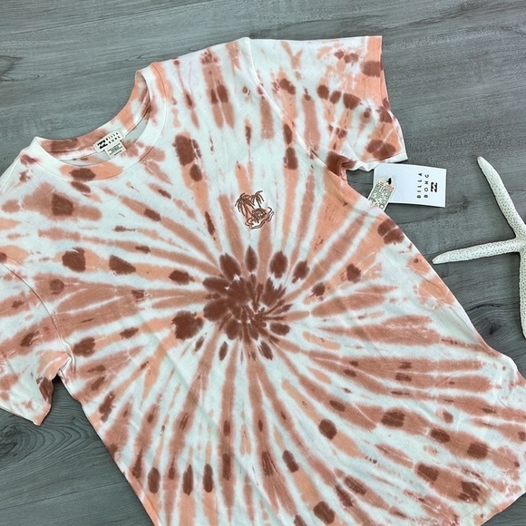 🔆BILLABONG🔆TAKE A TRIP TIE DYE TOP SHIRT - Picture 6 of 12